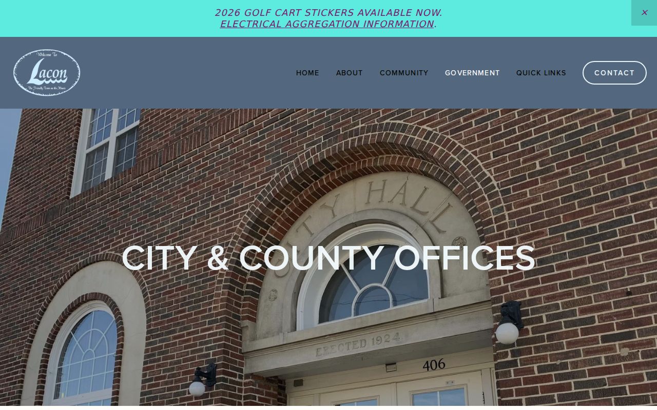 Lacon criminal record check office directory