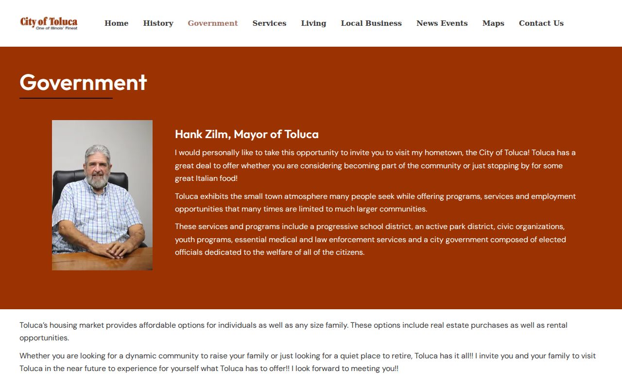 Toluca criminal records government and FOIA page